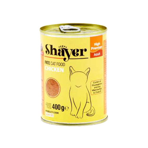 کنسرو پته طعم مرغ ۴۰۰ گرمی شایر
