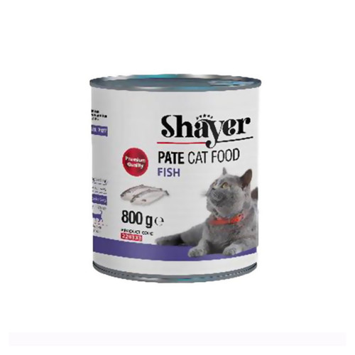کنسرو غذای گربه شایر با طعم ماهی 800گرم